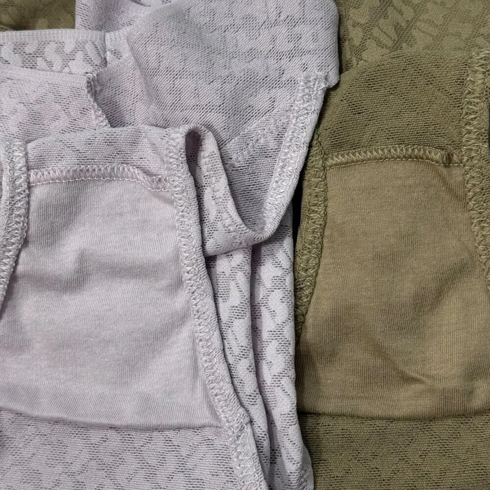 SKIMS Logo Mesh Cheeky Brief Lot‎ of 2 Iris Mica Desert XXS